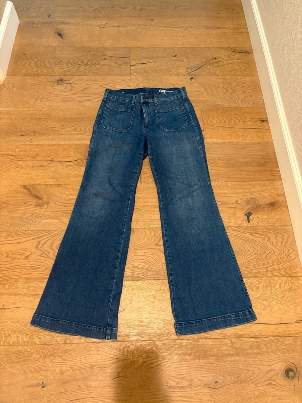 Gap Women's Dark Blue Flare Jeans